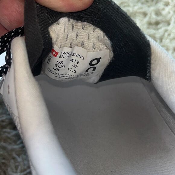 On Cloud Mens CLOUDMONSTER Running Shoes in Frost Surf Size US 12 - Picture 10 of 14